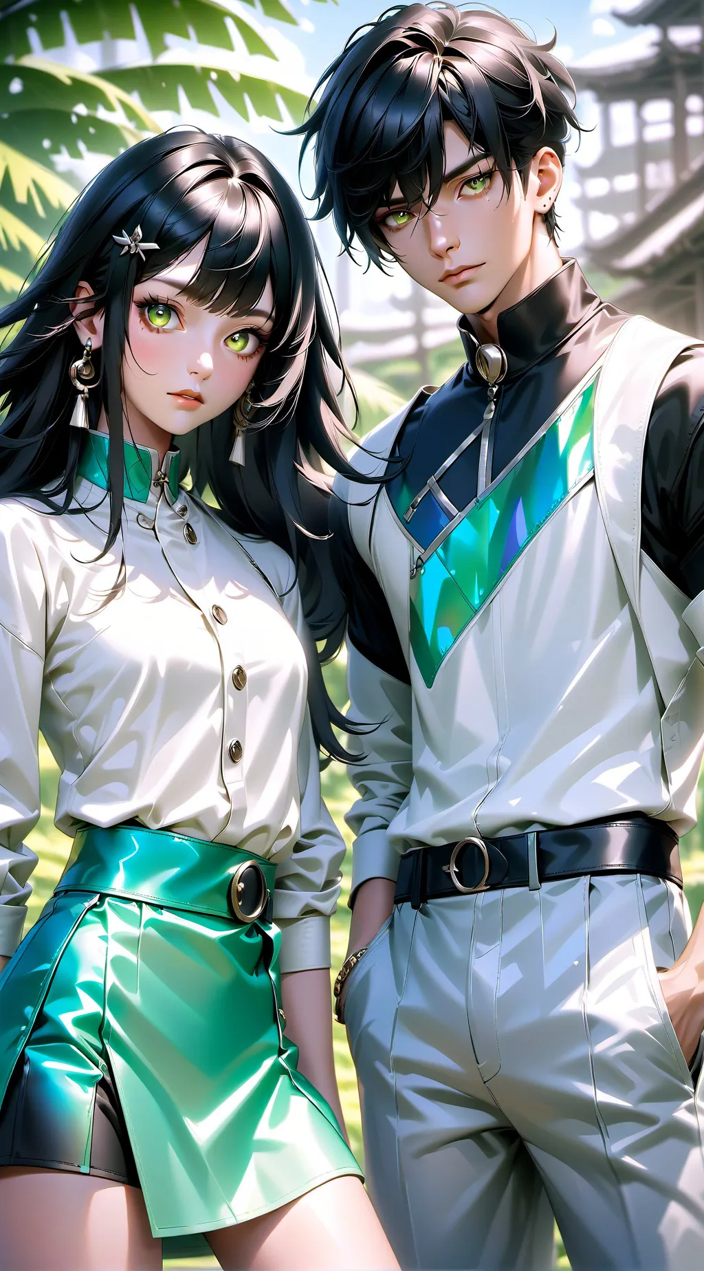 ai character: alan y alexa background