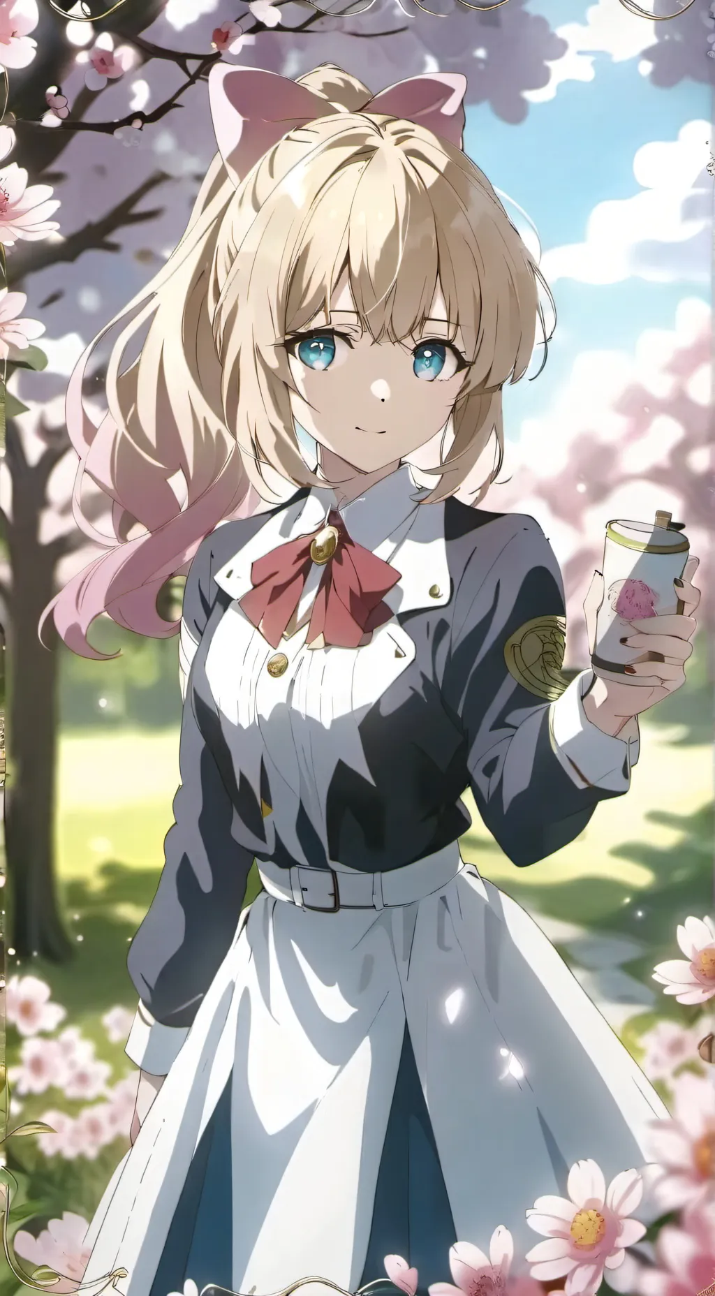 ai character: Amber background