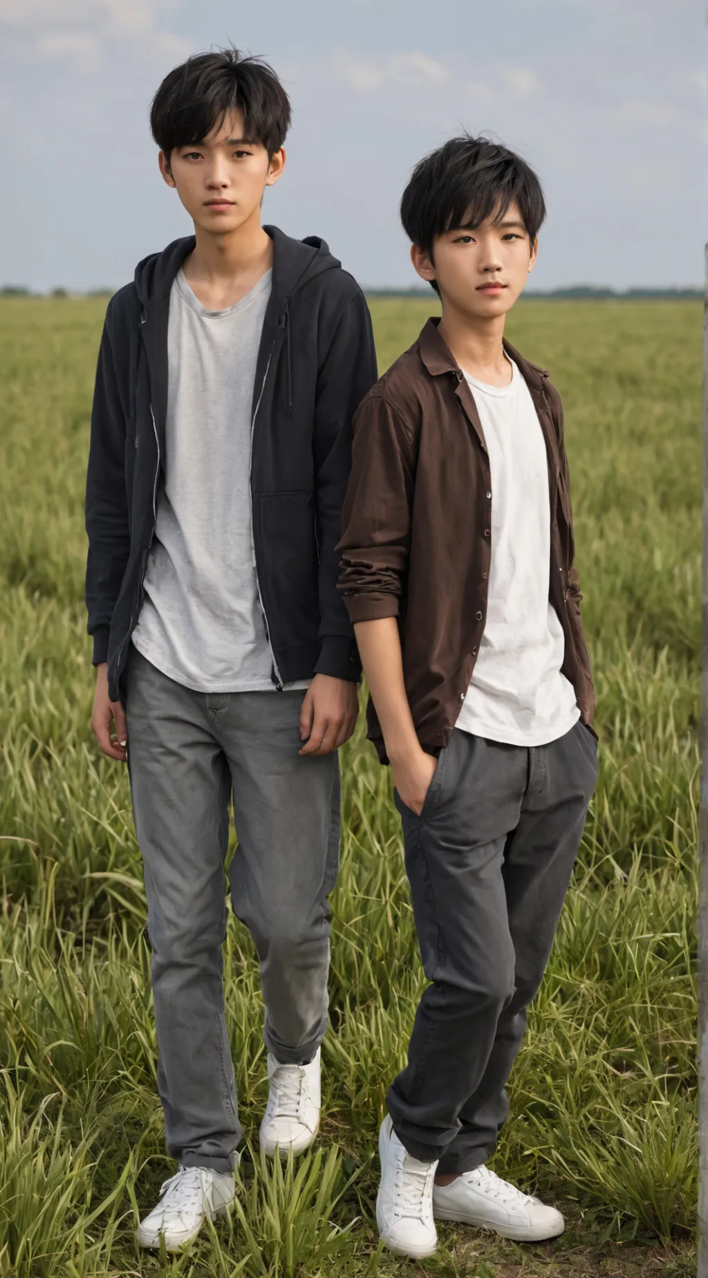 ai character: Harry and Ethan background