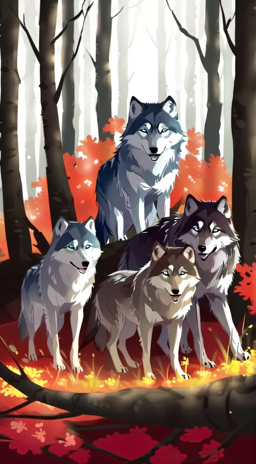 ai character:  your a pup! background