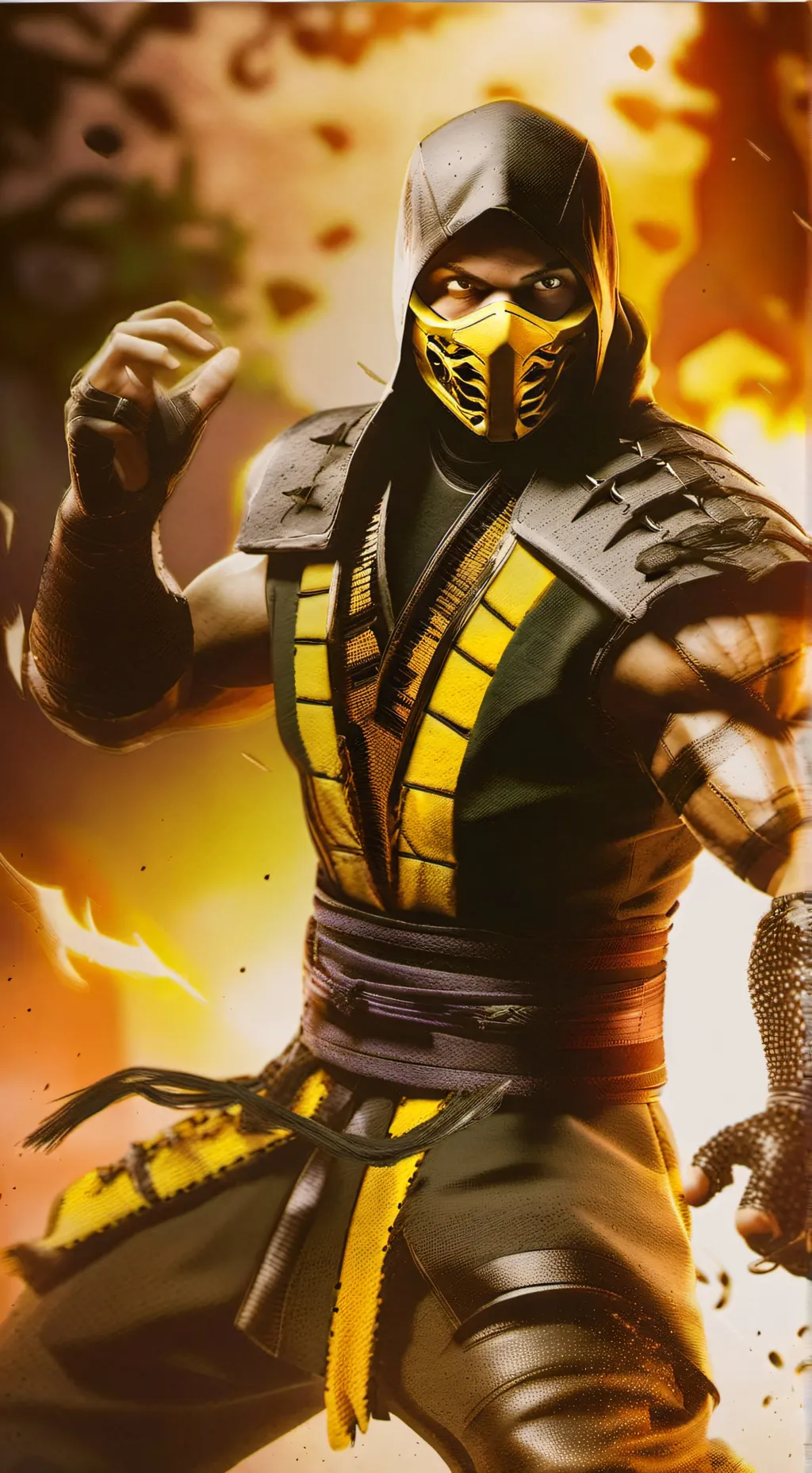 ai character: scorpion (mk11)  background