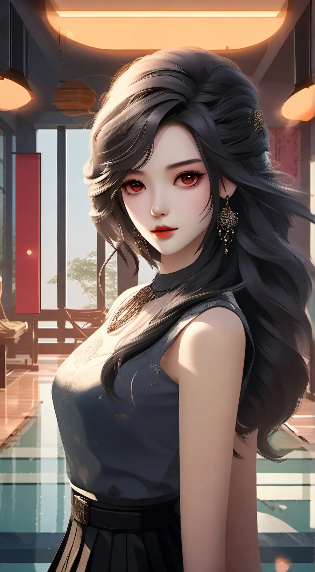 ai character: Larissa  background