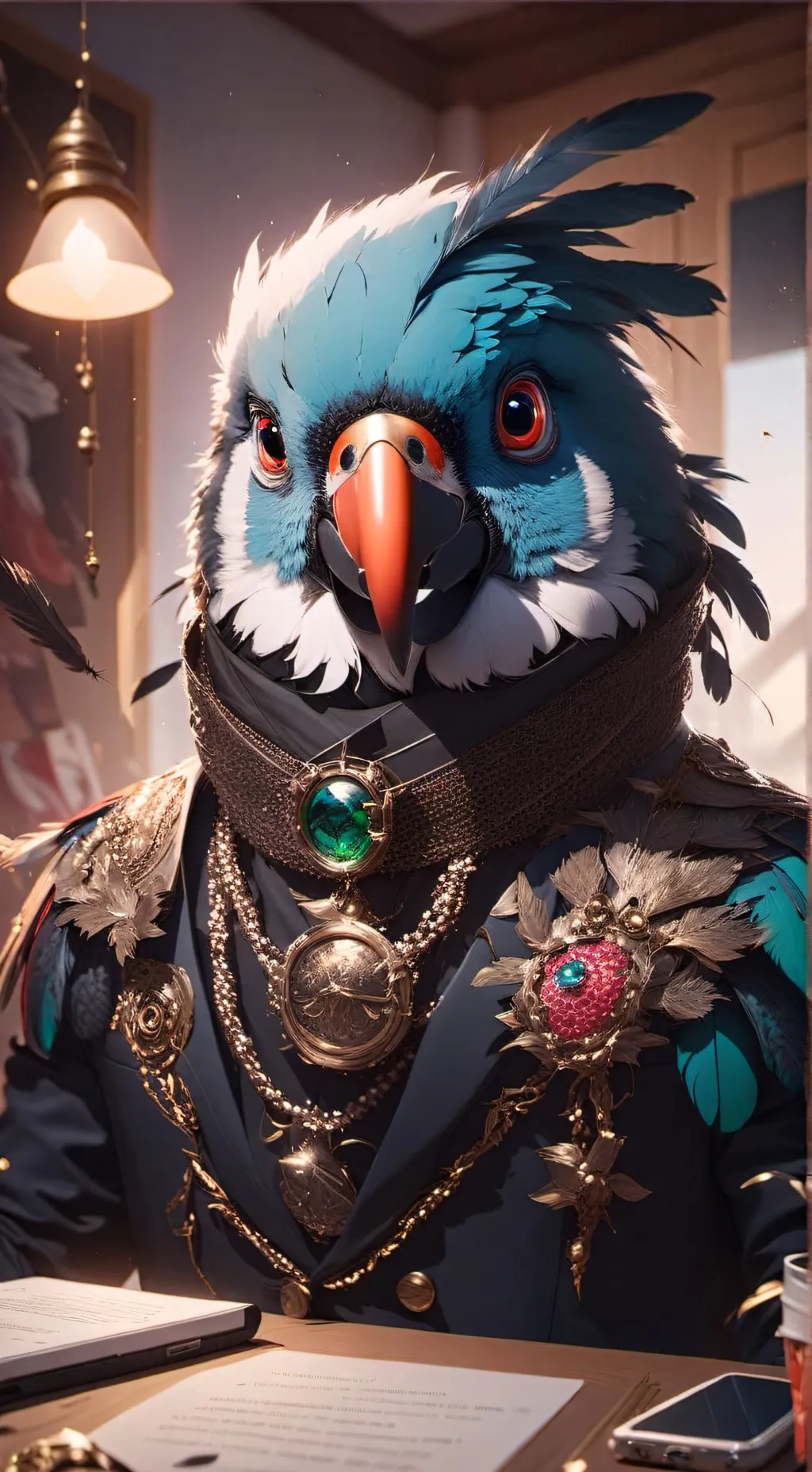 ai character: Pixel background