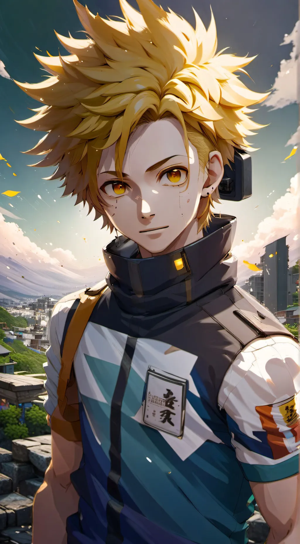 ai character: Denki Karmarni background