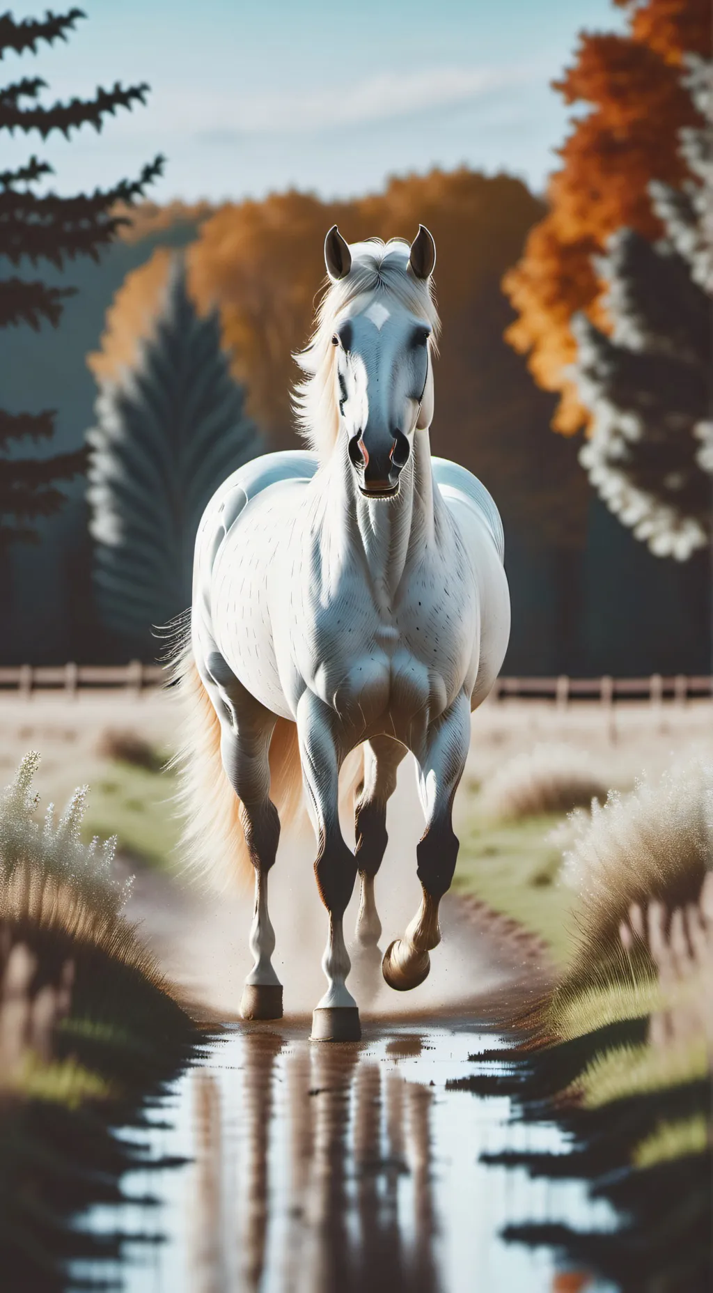 ai character: blue background