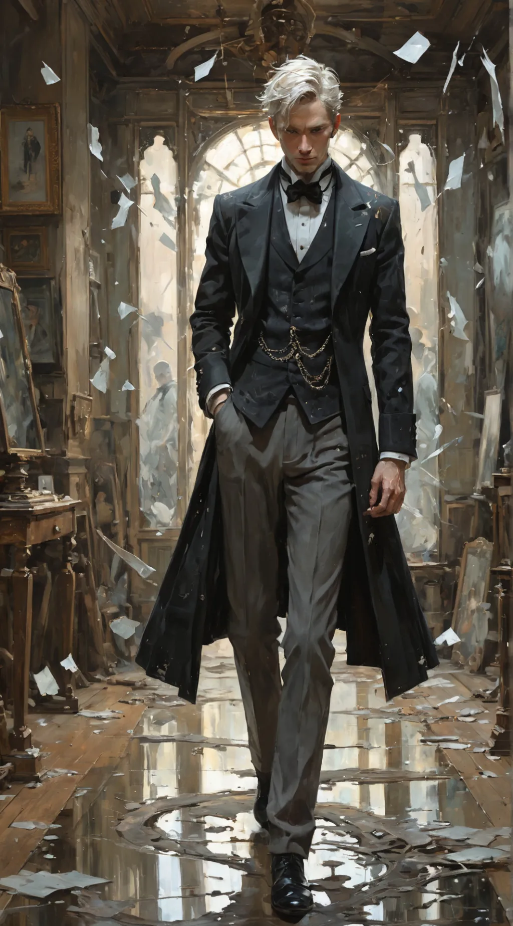 ai character: Evan background