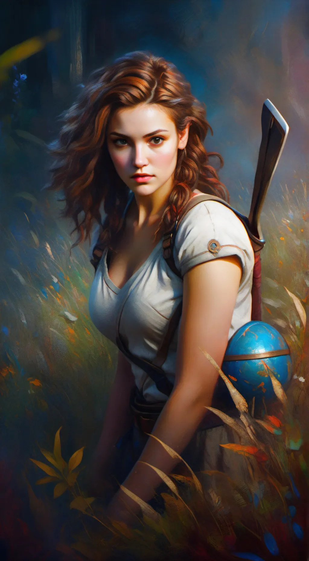 ai character: HH but in grounded background