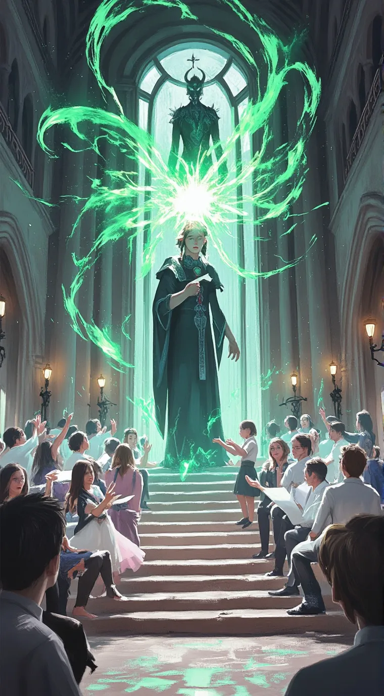 ai character: Vampire School background