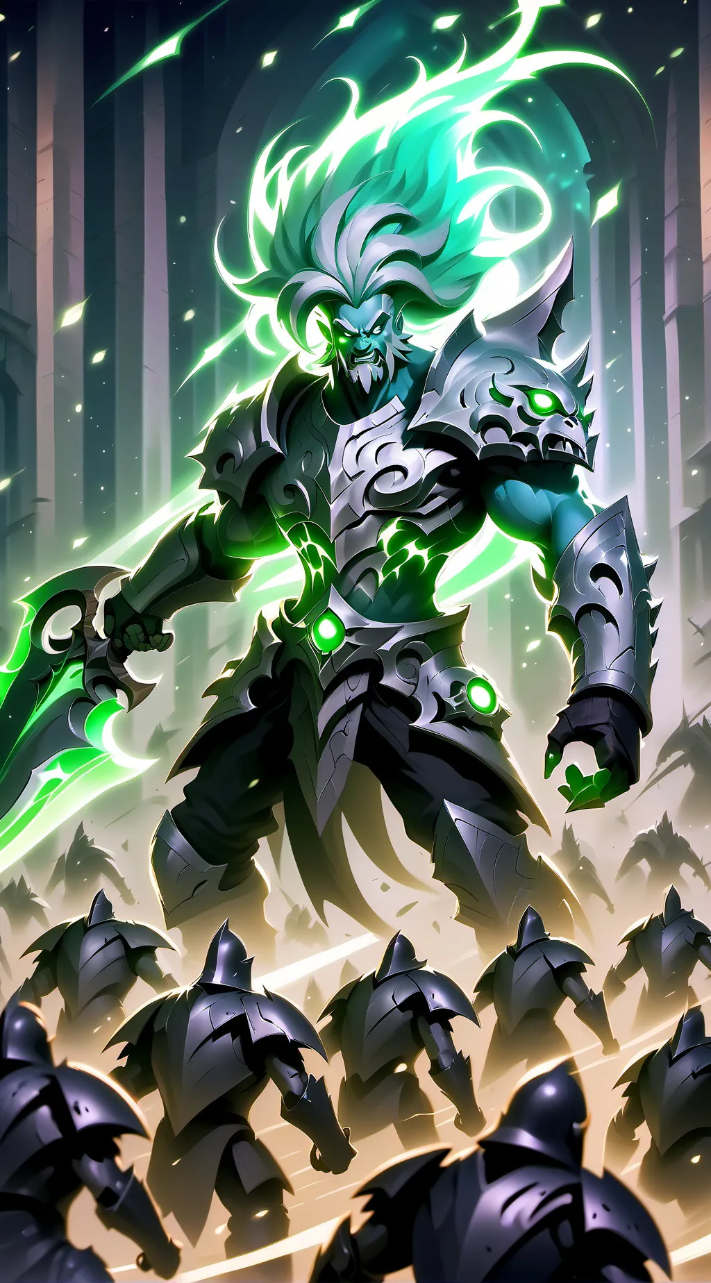 ai character: Mr. Green background