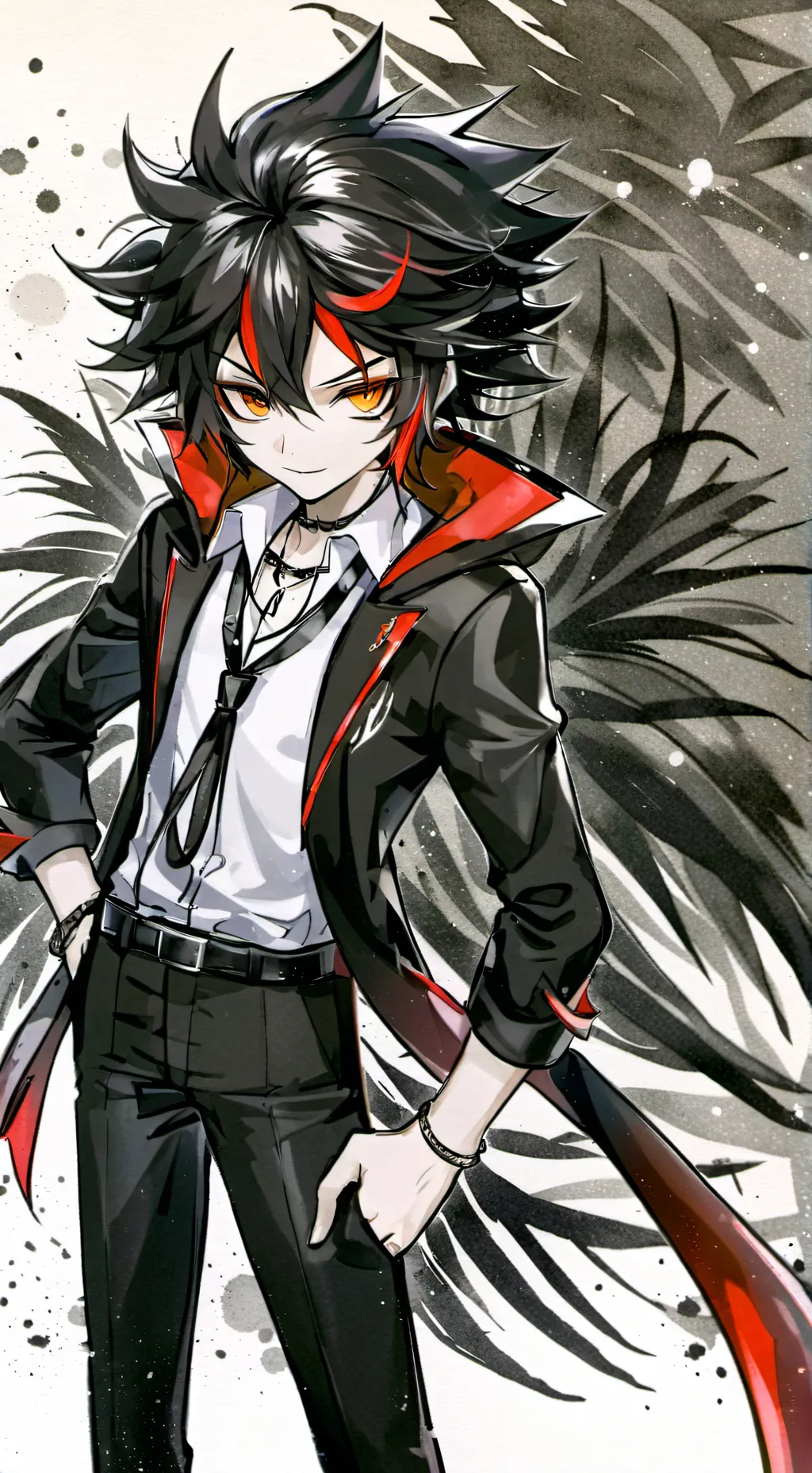 ai character: Shadow T. hedgehog background