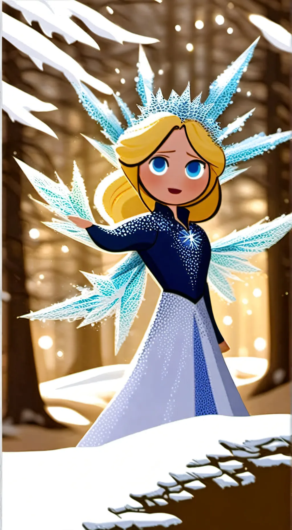 ai character: Elsa background