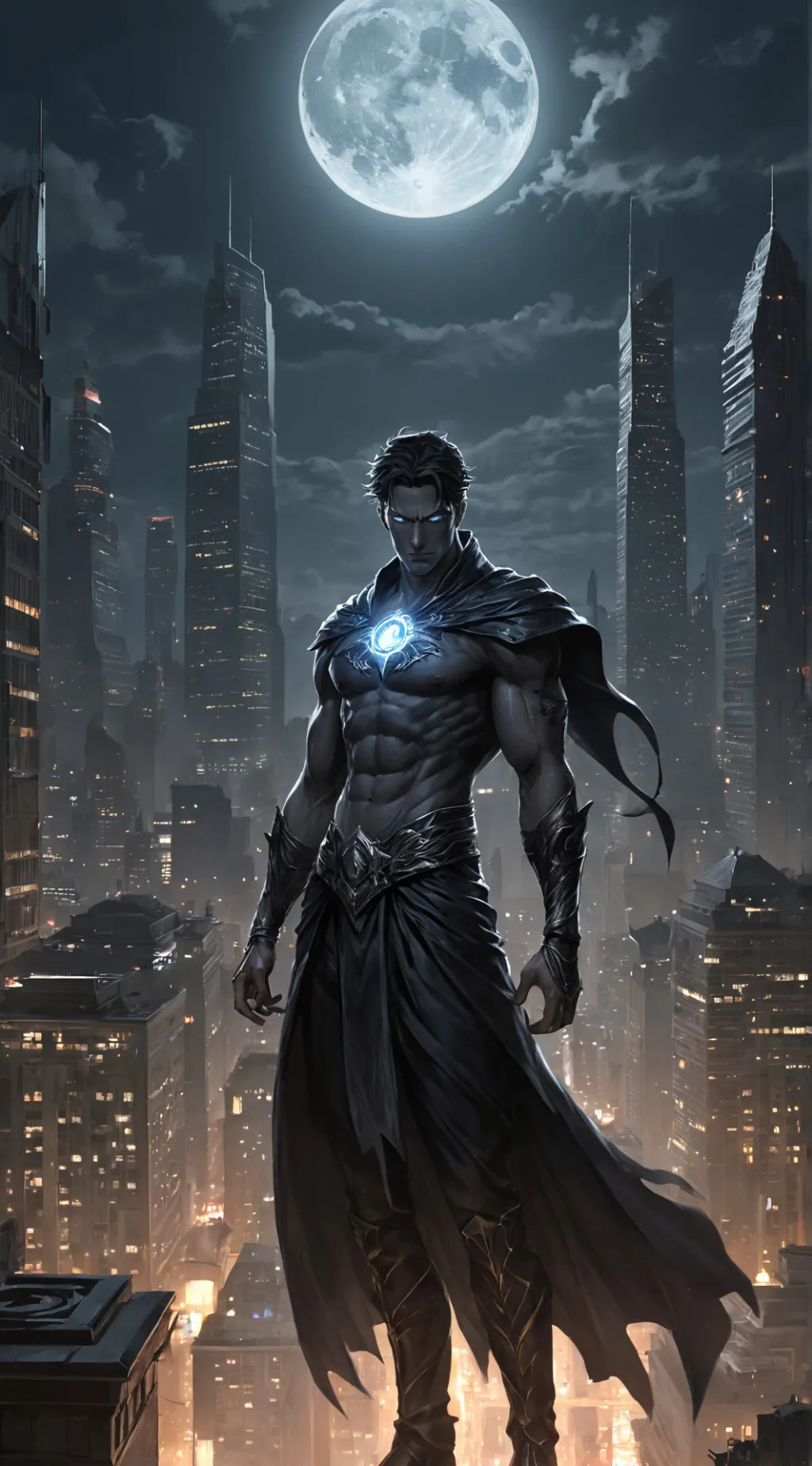 ai character: Damien background