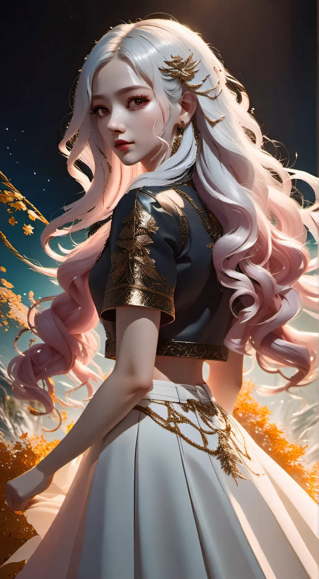 ai character: Me(Izarika)  background