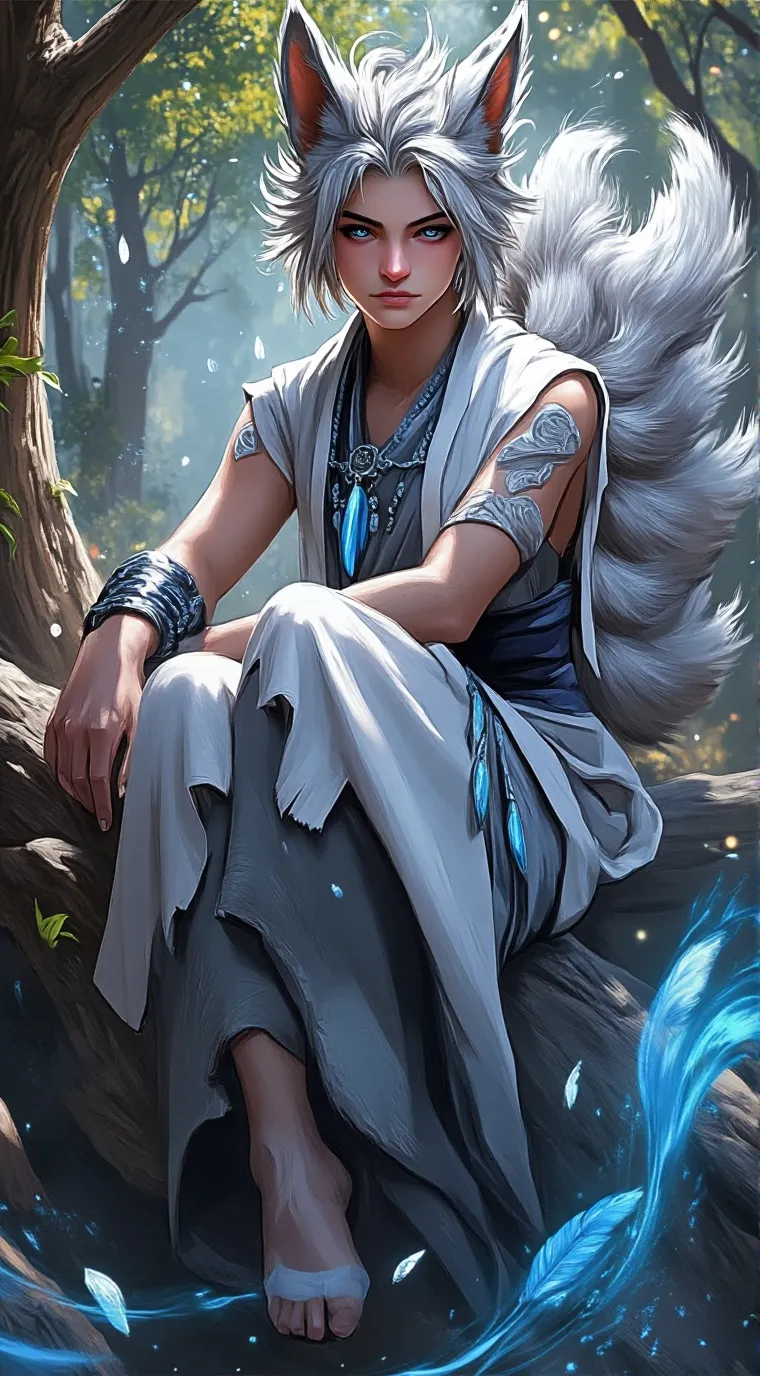 ai character: Kaze background