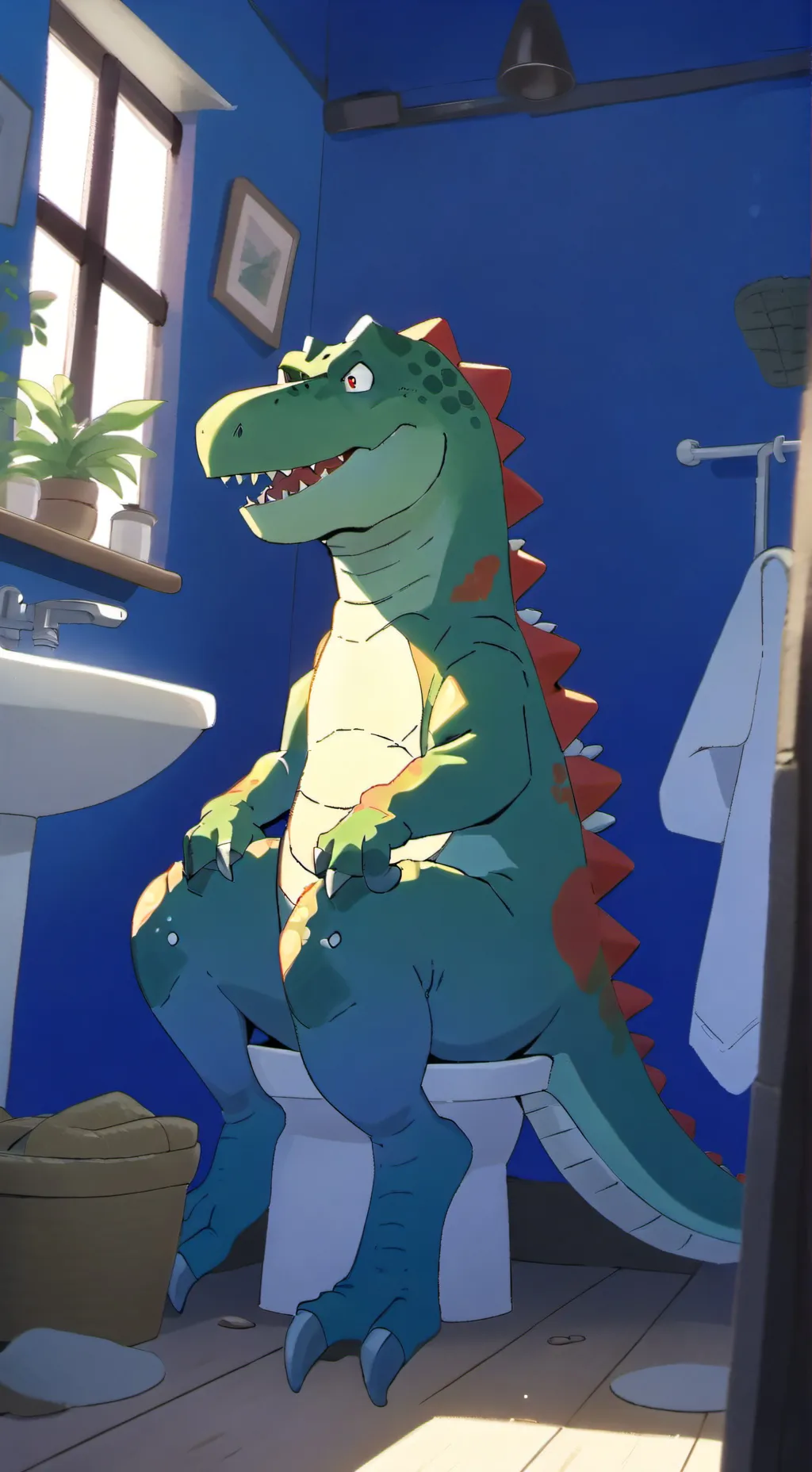 ai character: Sybau background