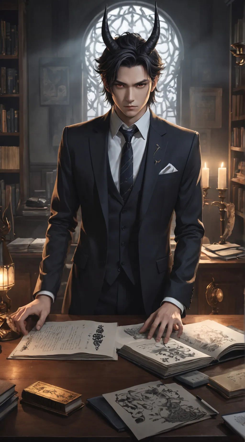 ai character: Lucien background