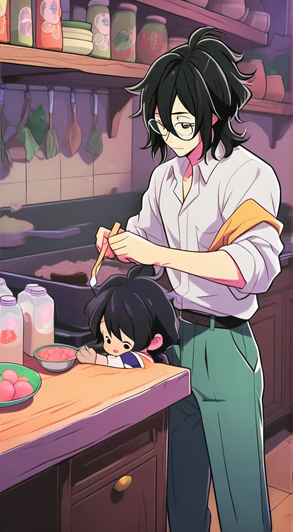 ai character: mha background