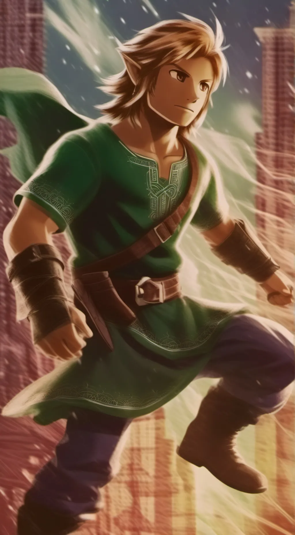 ai character: Link background