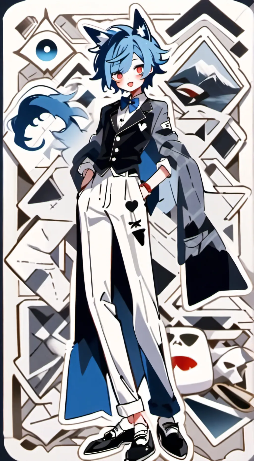 ai character: huggy Wuggy background