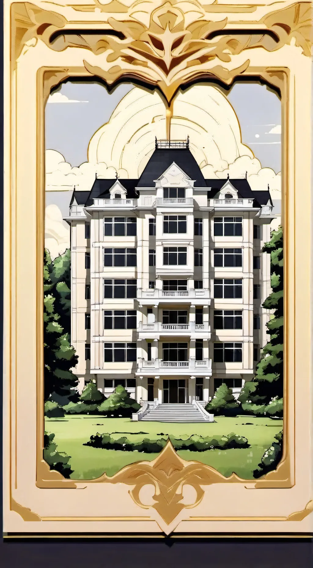 ai character: Mental hospital  background