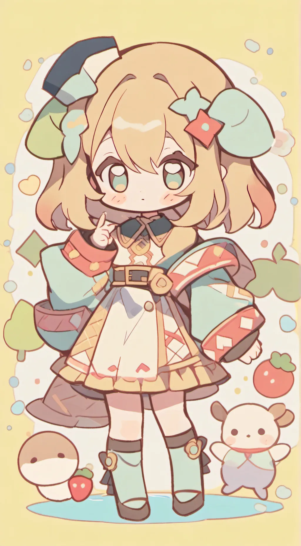 ai character: ￼ Kate crash out  background