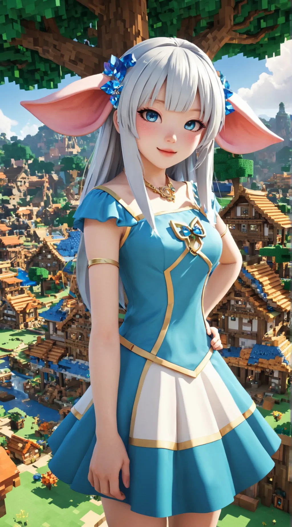 ai character: Pigleena background