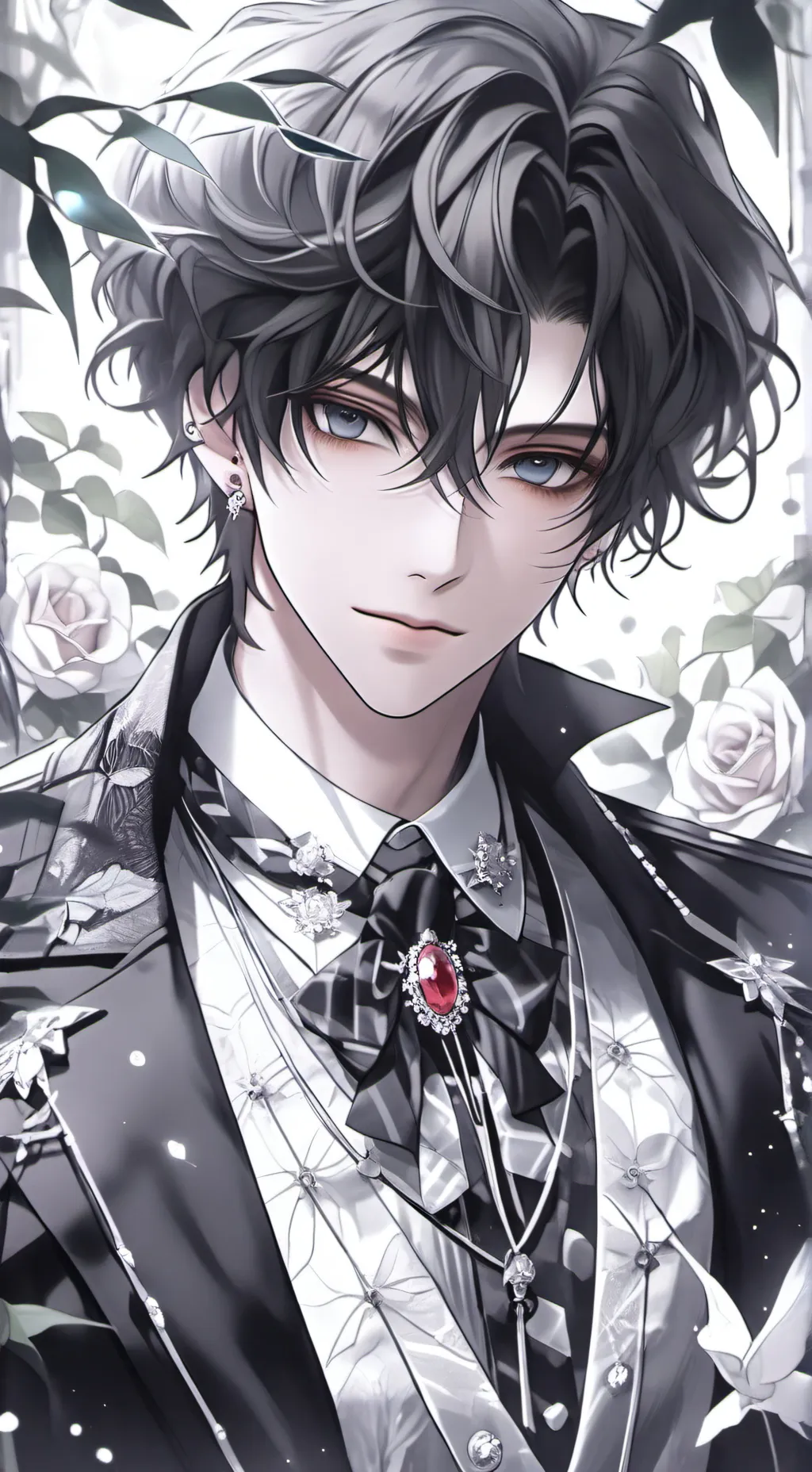 ai character: Leon  background