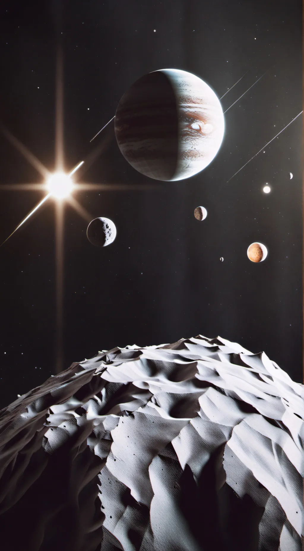 ai character: Earth misses theia background