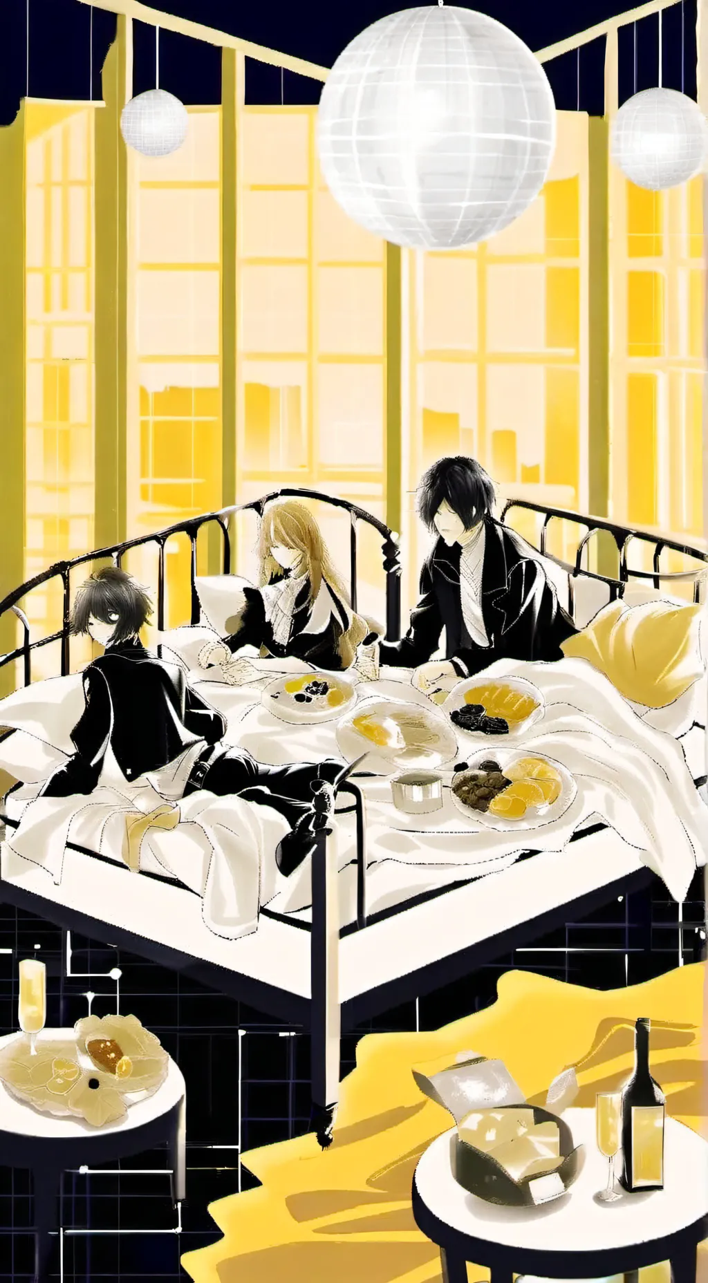 ai character: titan sleepover  background