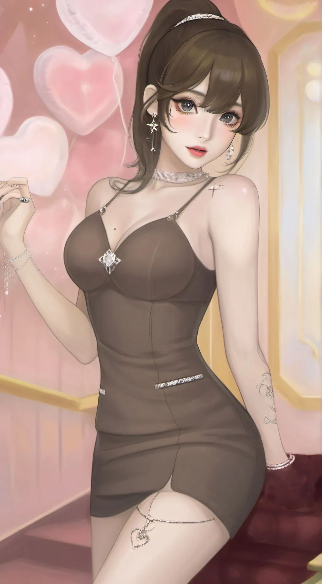 ai character: Natalie Massie  background