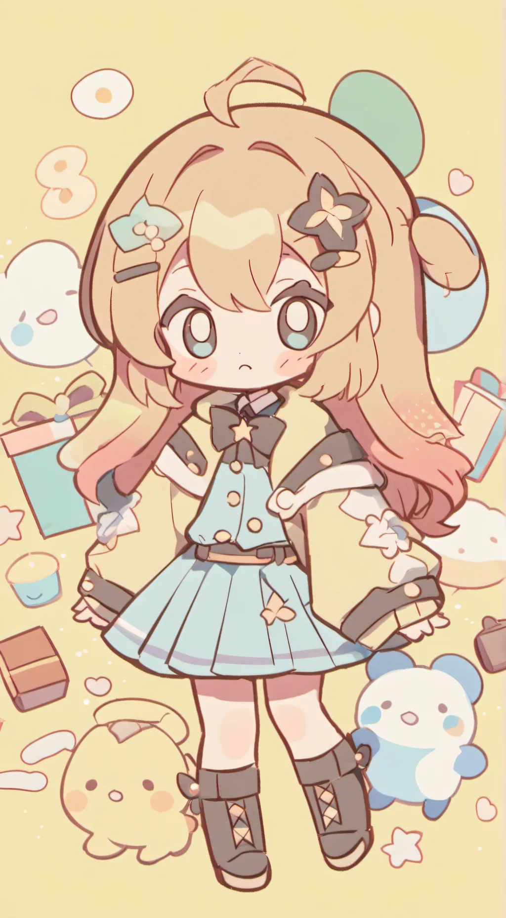 ai character: KPOP DEMON HUNTERS background