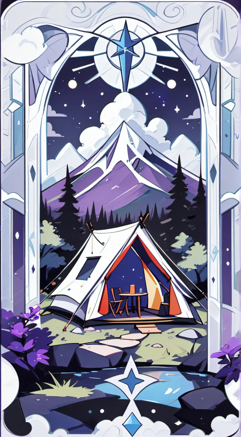 ai character: Forsaken Camping. background