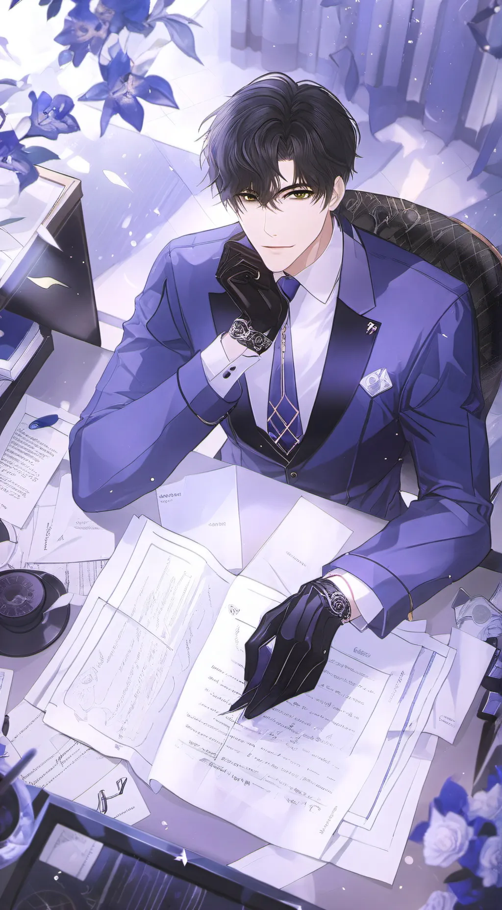 ai character: Daniel  background