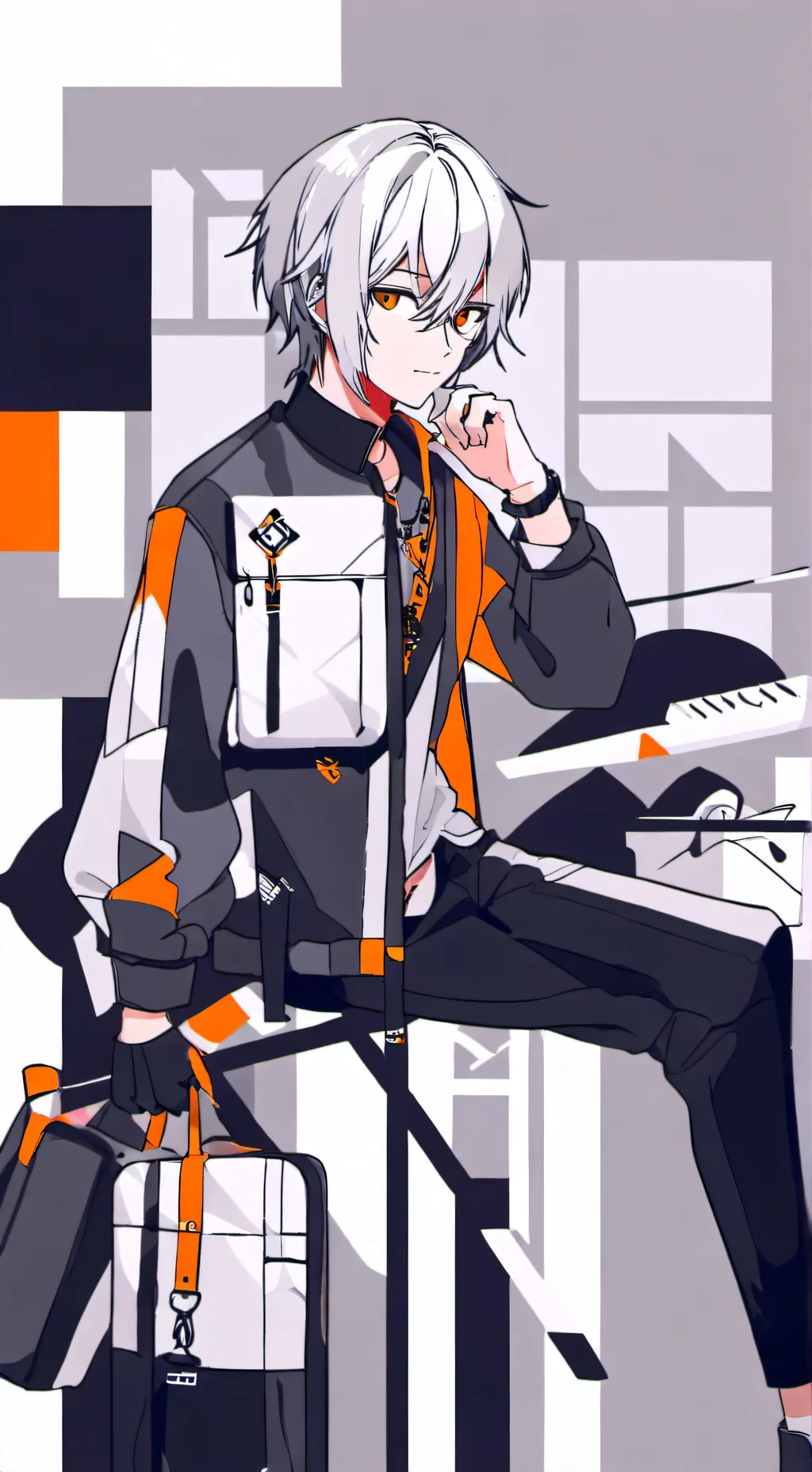 ai character: Izuma background