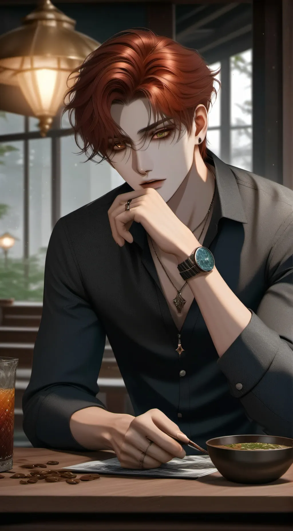 ai character: axel background