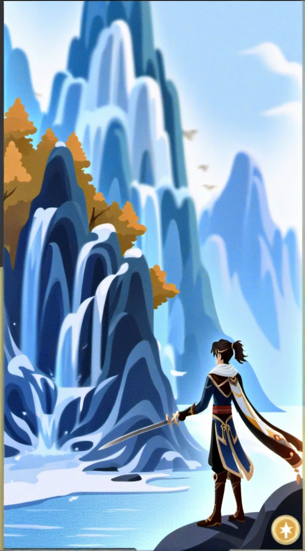 ai character: vida real background