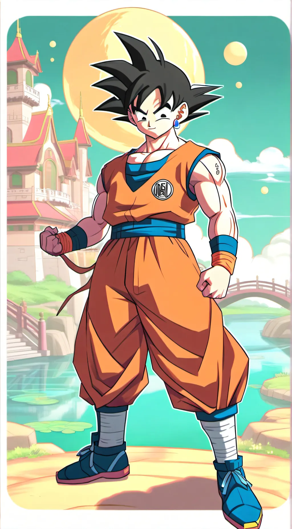 ai character: Ur Goku's sister  background