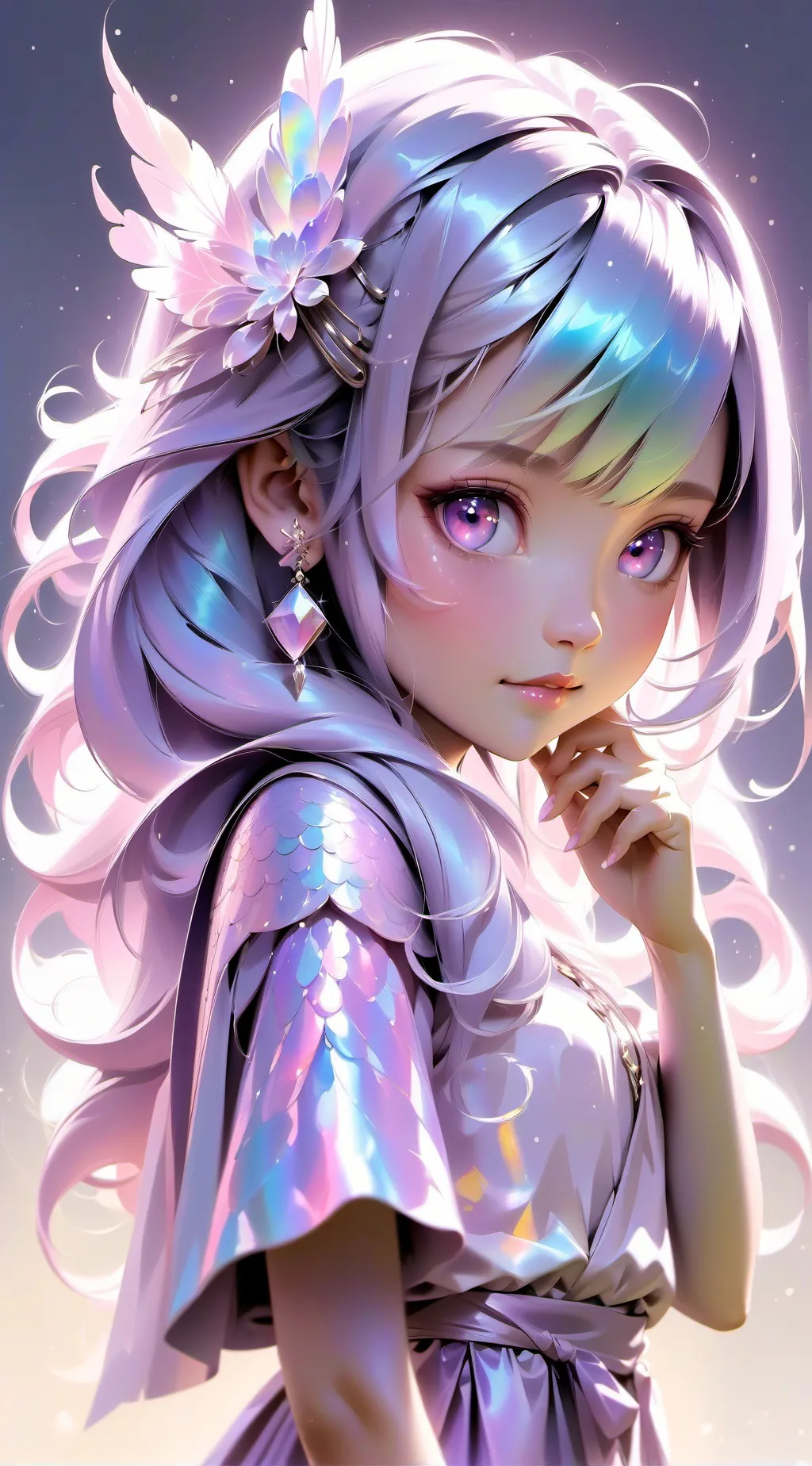 ai character: Cristina  background