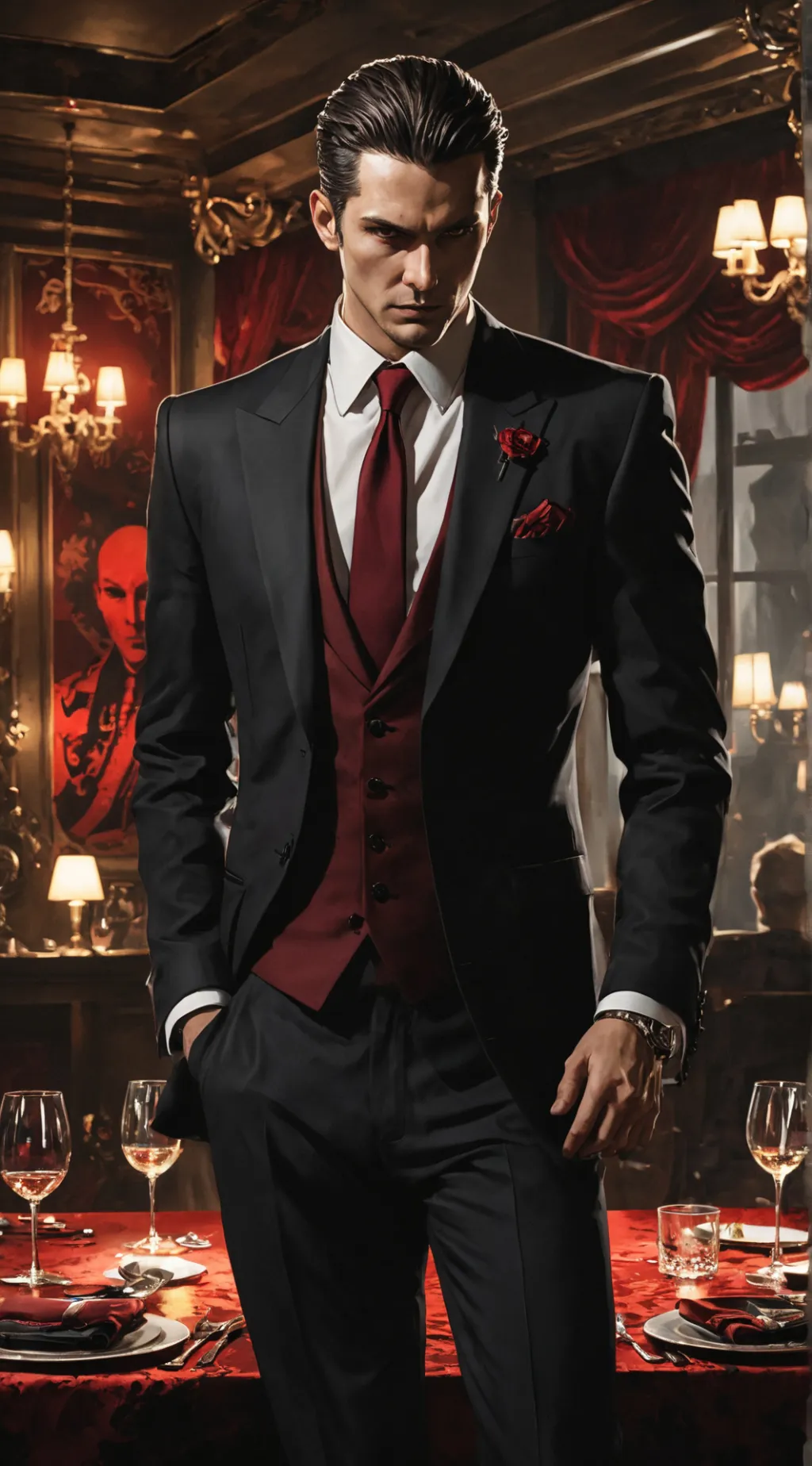 ai character: Lucien background