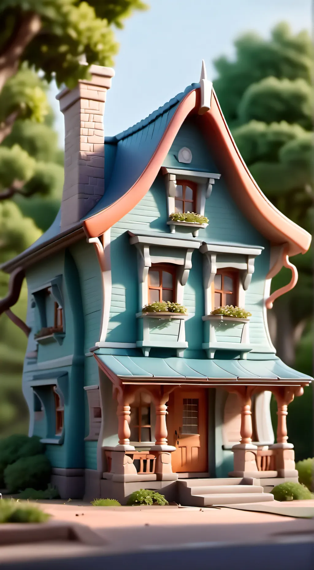 ai character: sad story background