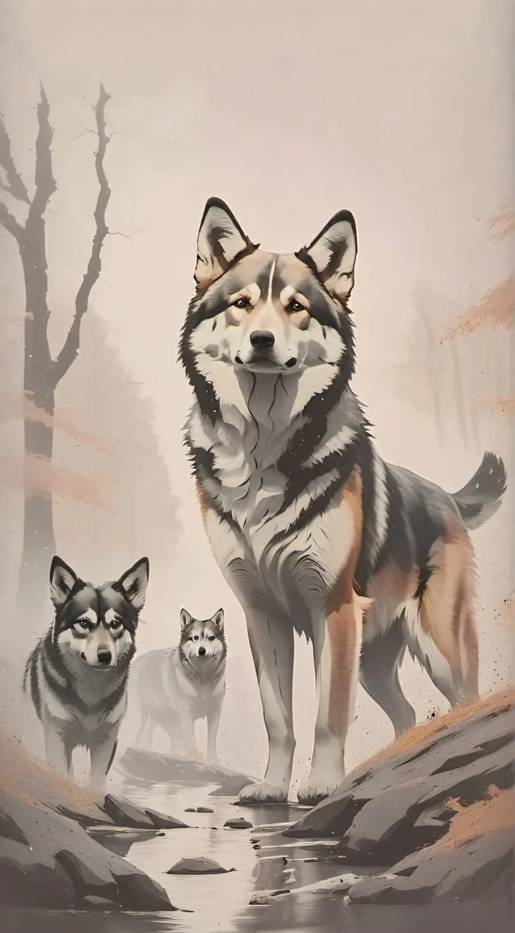 ai character: wojownicy koty background