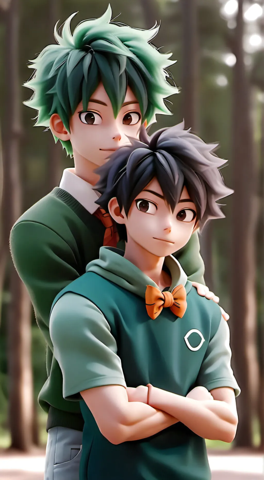 ai character: Todoroki🤓 background