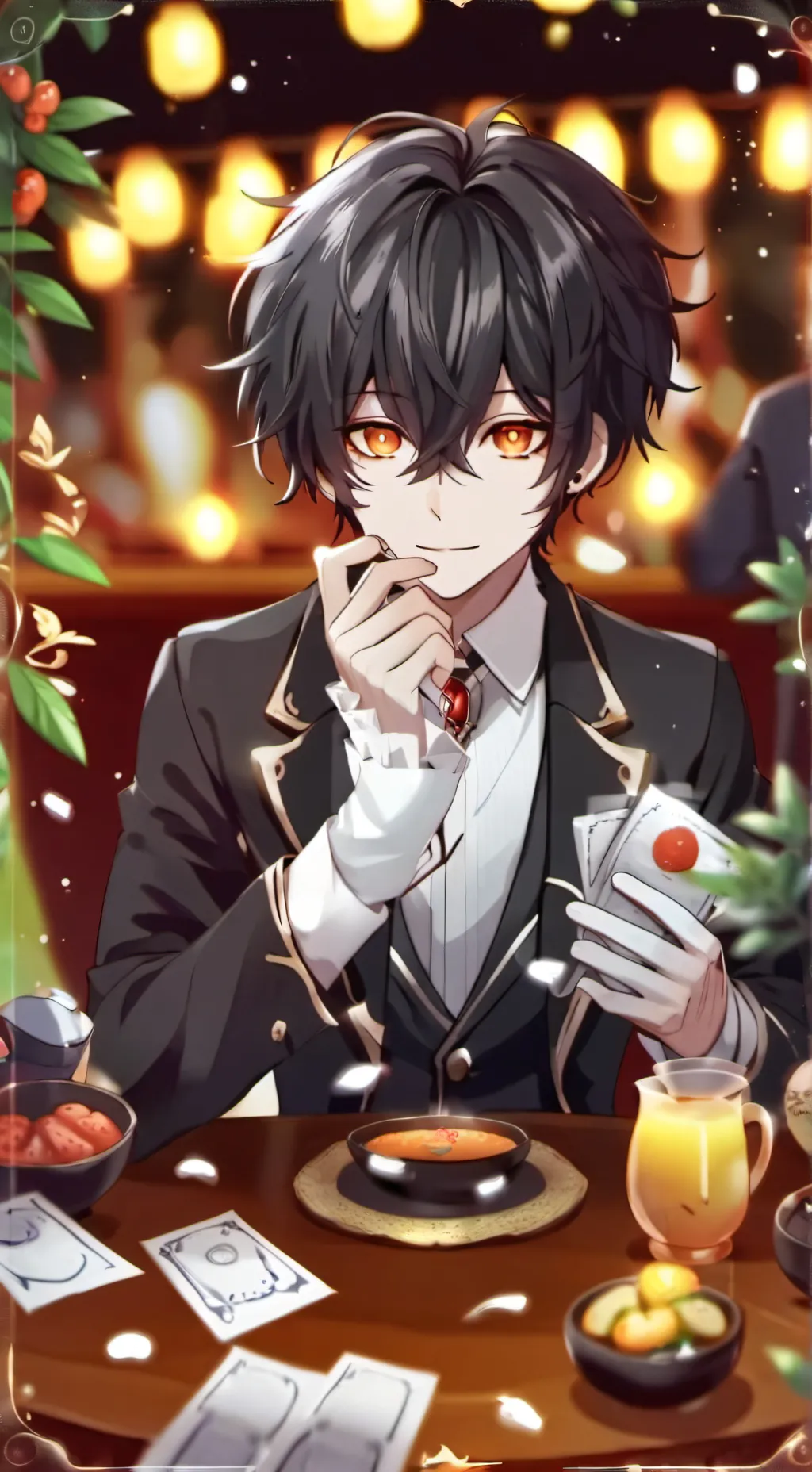 ai character: ~♡MHA x JJK♡~ background