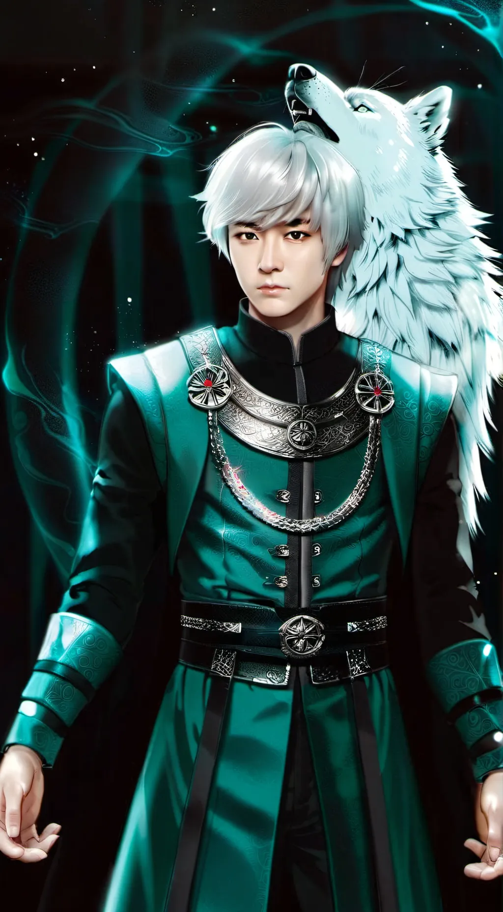 ai character: Daisuke Asakura 🐺🌙 background