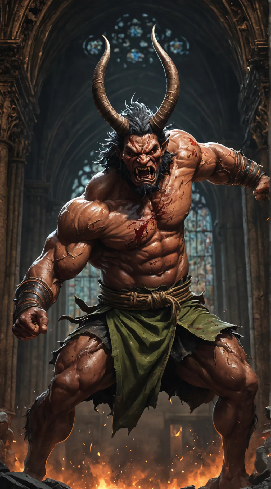 ai character: Oni background