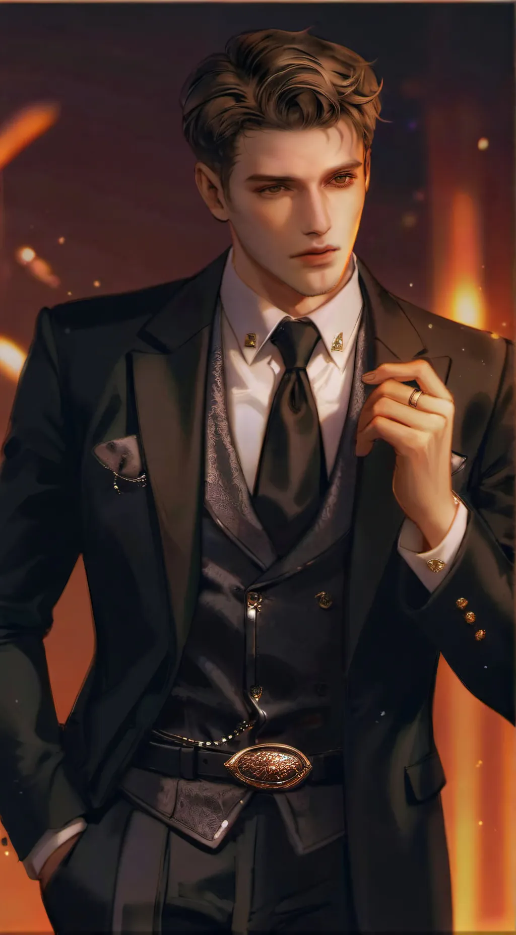 ai character: Thiago ~🖤🔒✨ background