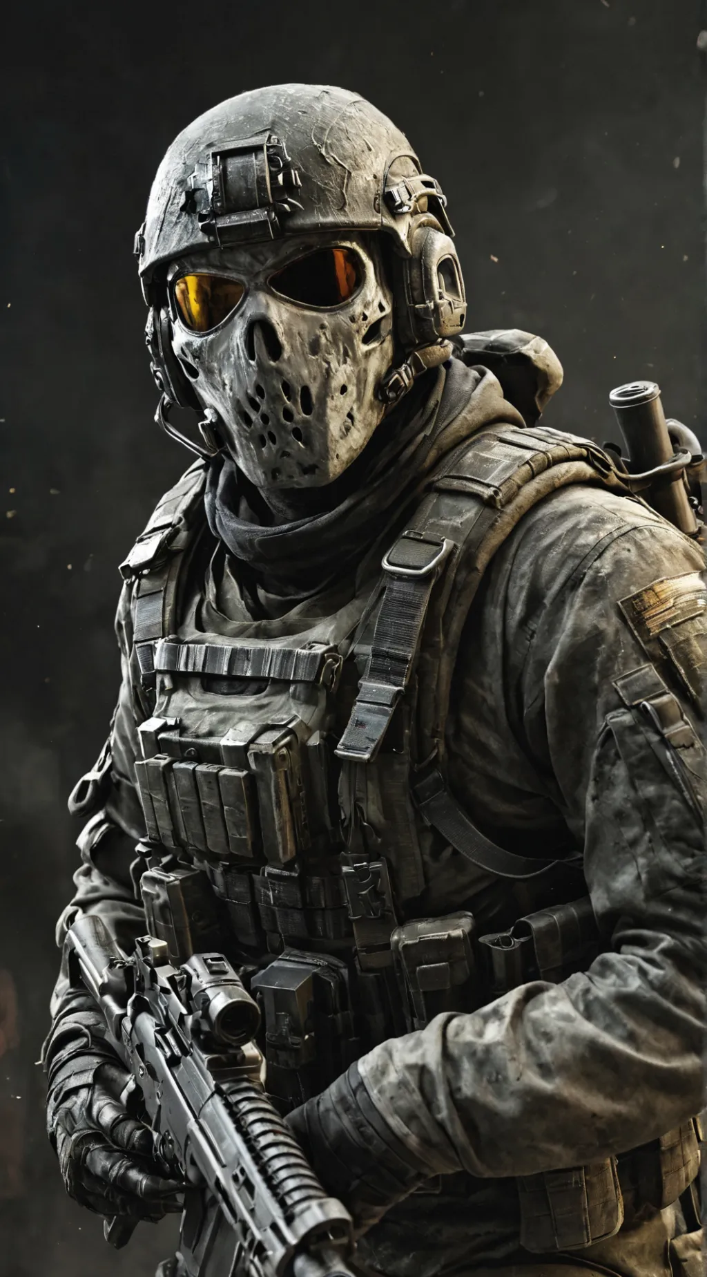 ai character: Ghost is sick! background