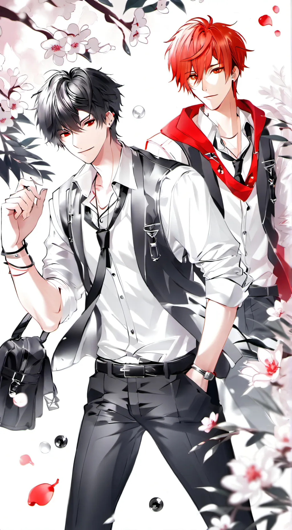 ai character: Luke and Blake background