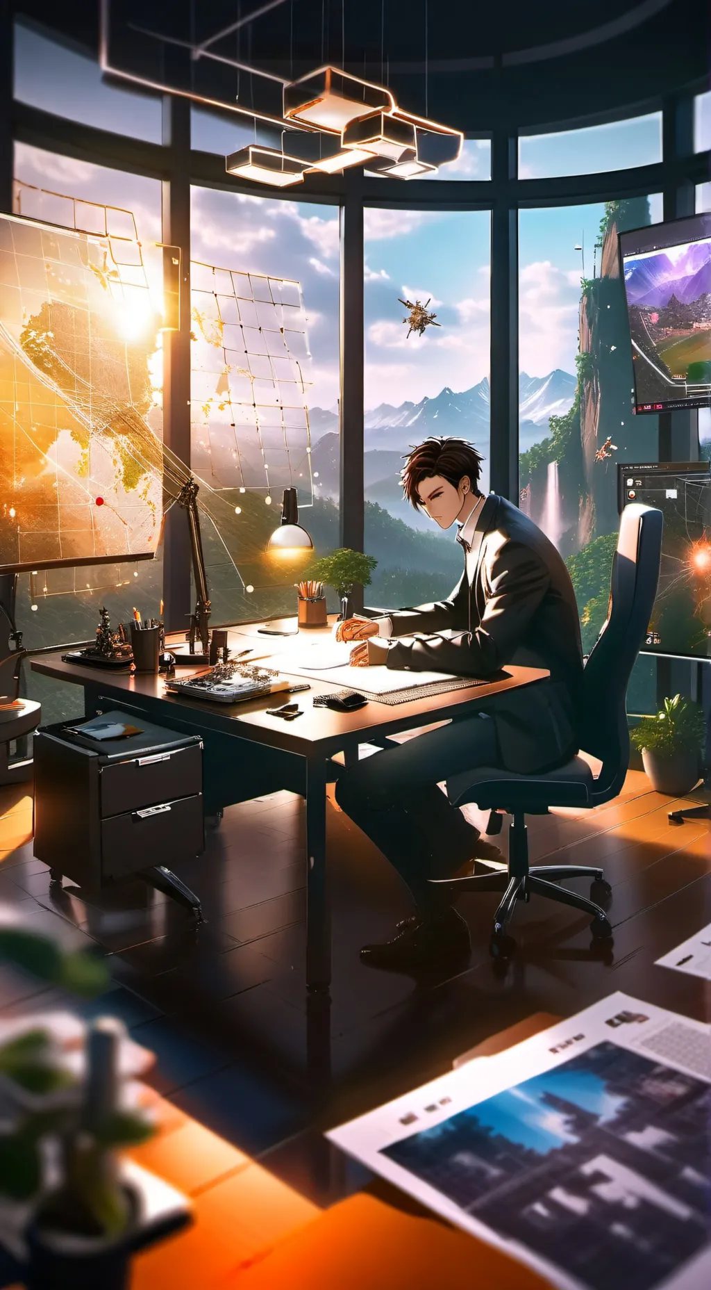 ai character: Deivydoestutorials background