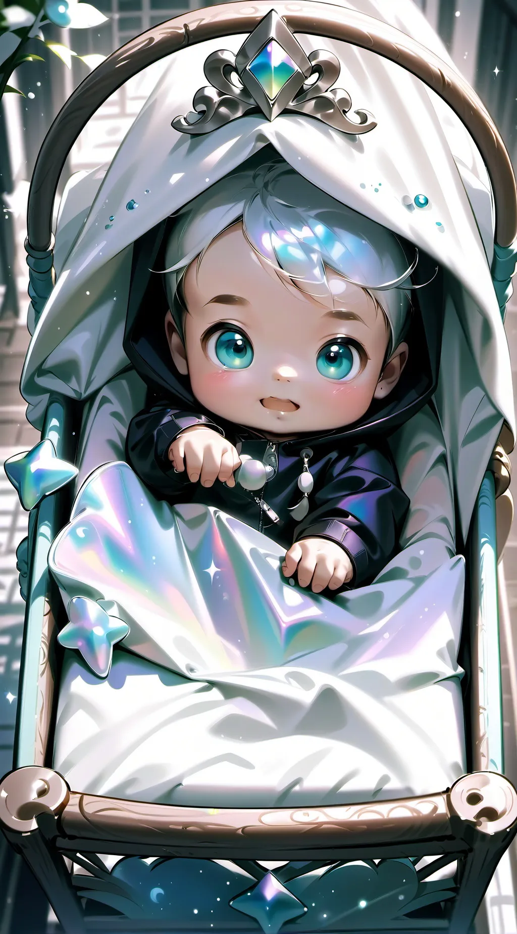 ai character: baby background